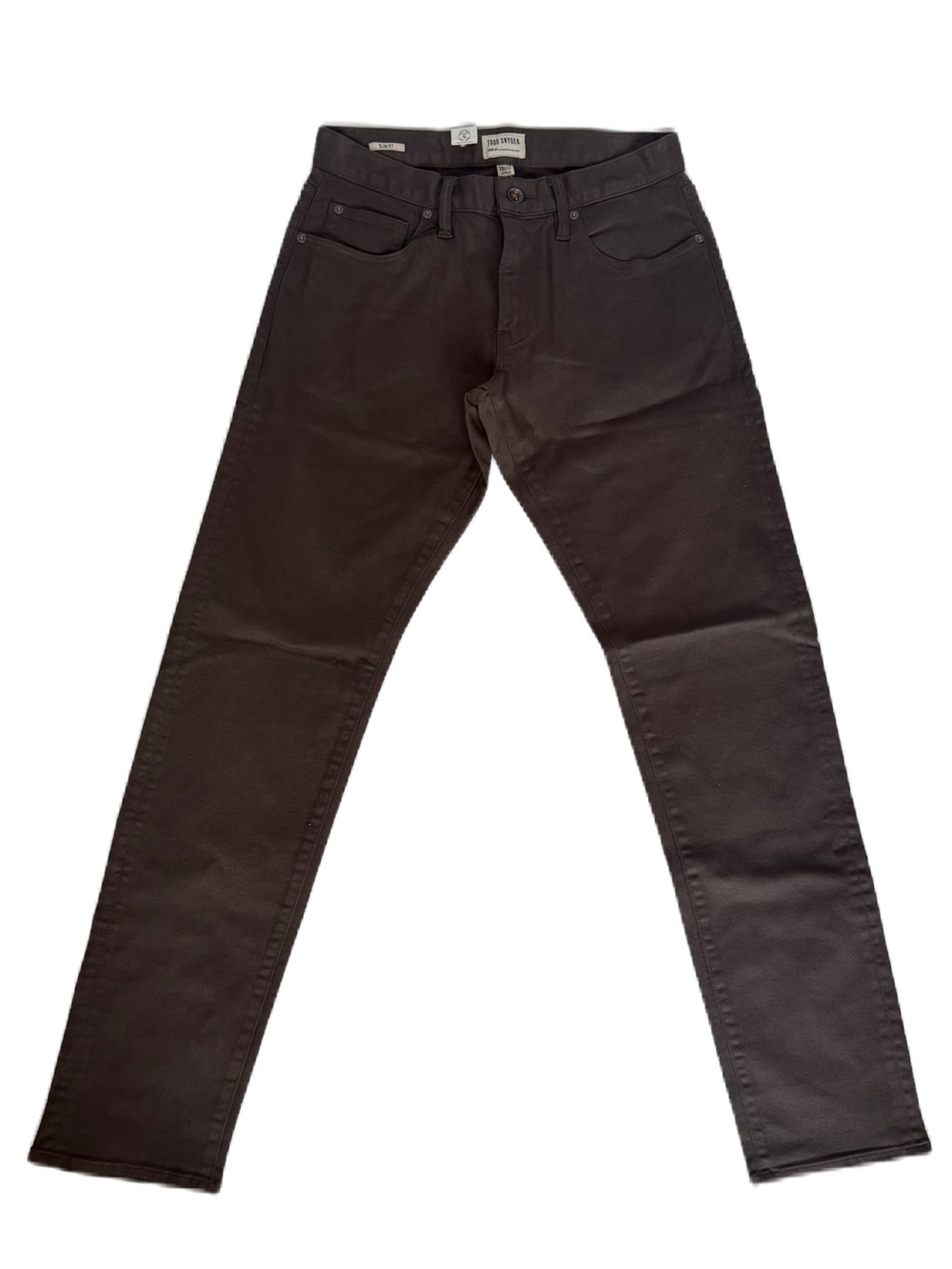 Todd Snyder Slim Garment Dyed 5 Pocket Twill NWT Espresso Bean